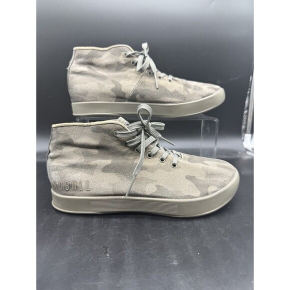 No Bull Canvas Mid Trainer Shoes Camo Gray Mens Size 6.5 Women’s Size 8 EUC - Picture 1 of 7